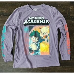 My Hero Academia Izuku‎ Midoriya Katsuki Graphic Anime M 38/40 Long Sleeve Shirt